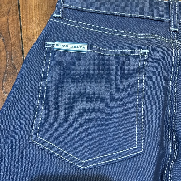 NWOT Blue Delta Dark Wash Raw Denim Jeans - Picture 6 of 12